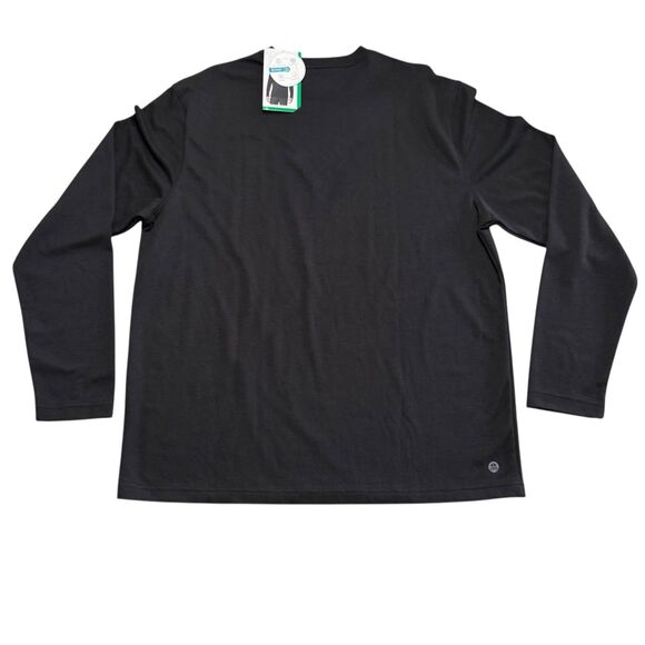 MONDETTA Outdoor Project Men's Shirt T-Shirt XL Crew BLACK Recycled Tee NEW - Picture 4 of 9